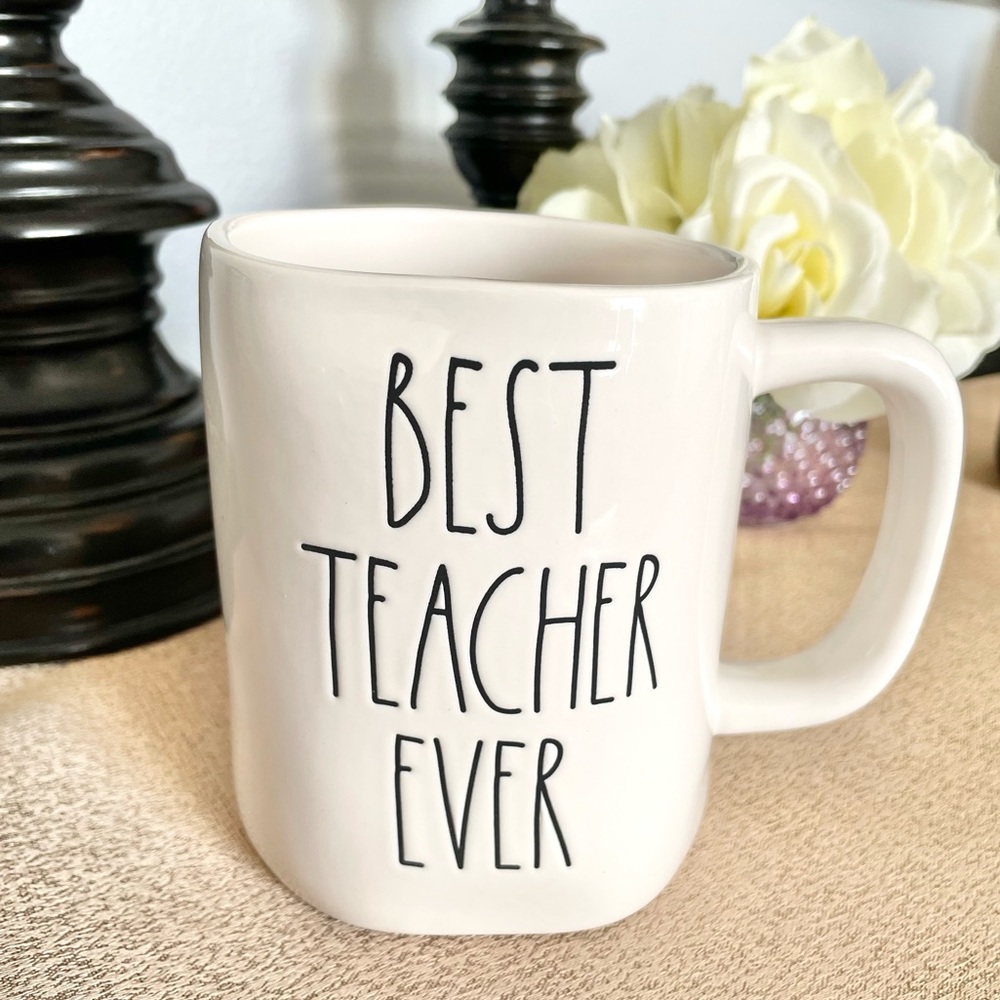 🆕Rae Dunn BEST TEACHER EVER Ceramic Mug